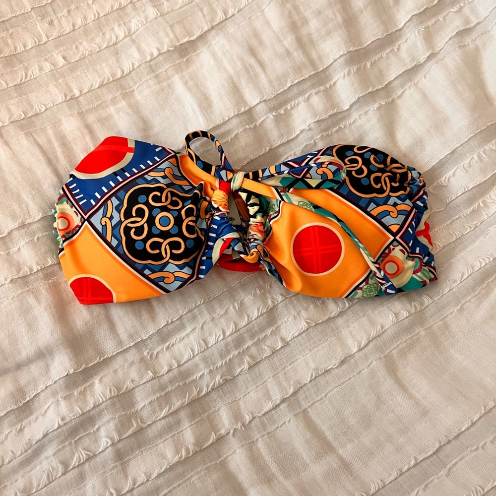 Strapless Tie Bikini Top